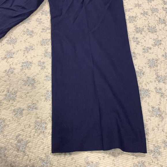 TAHARI Linen Dress Pants Sz 16 NEW Navy Blue Classic All occasions All Seasons - Picture 8 of 9